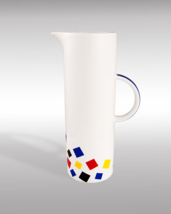 Porzellan Thermo-Kanne Fribus mit Rauten-Dekor