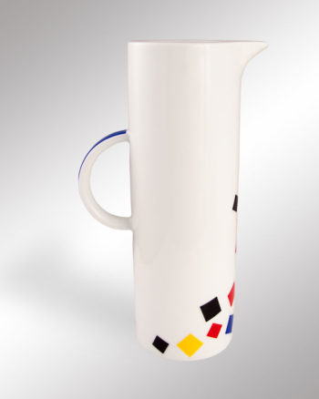 Porzellan Thermo-Kanne Fribus mit Rauten-Dekor