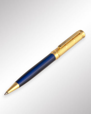 Ecobra Drehkugelschreiber Venezia Lack blau gold