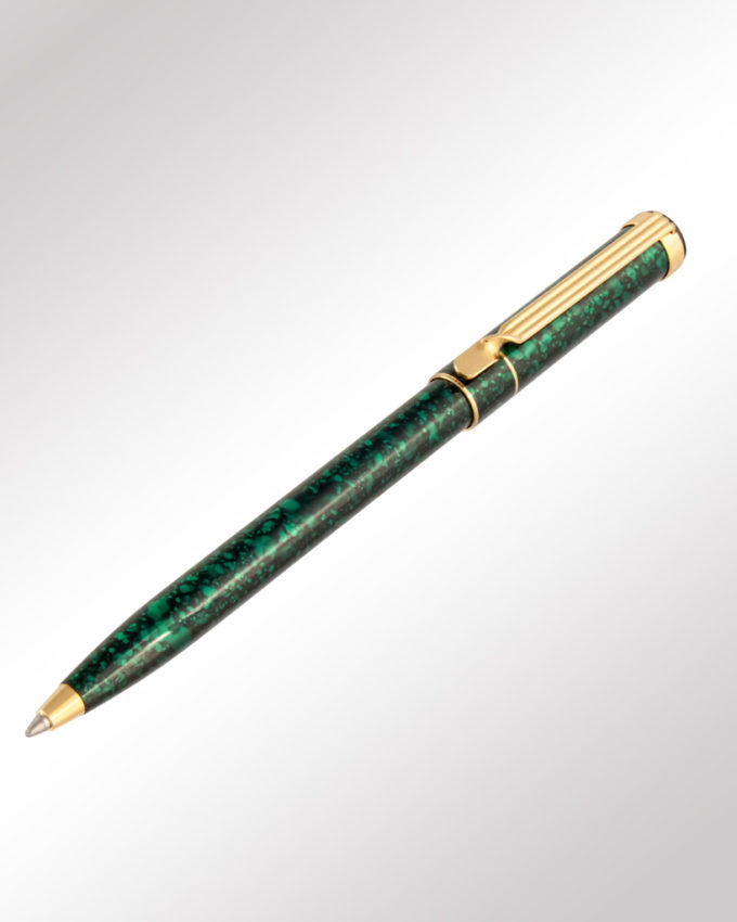 Diplomat Druckkugelschreiber Attache Lack grün marmoriert