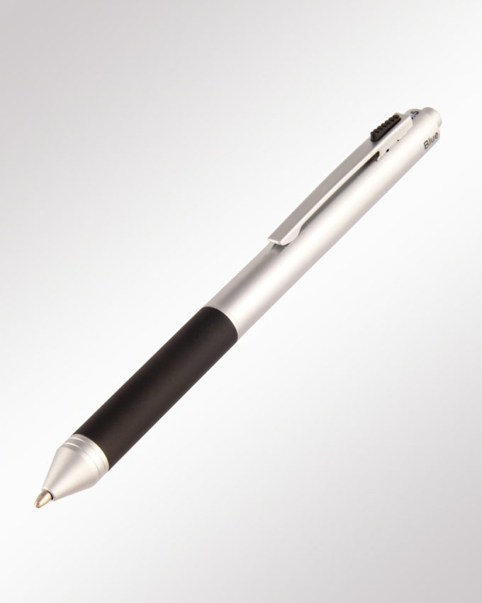 Harmel Multi-Pen mattchrom schwarz 4fach Kugelschreiber