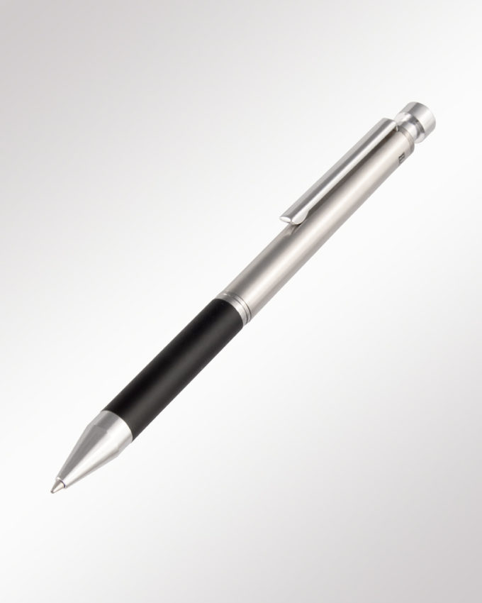 Harmel Multi-Pen mattchrom schwarz 2fach Kugelschreiber