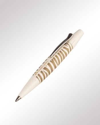 Faber-Castell Drehkugelschreiber e-motion zebra gold