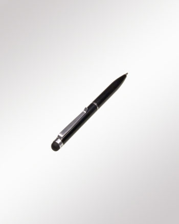 Lindauer Touchpen Kugelschreiber mini schwarz Rueckansicht