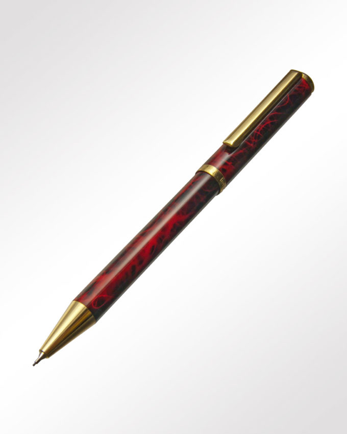 Harmel Multi-Pen Lack rotbraun marmoriert 2fach Bleistift