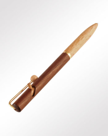 Lino Kugelschreiber Holz zweifarbig Rueckseite