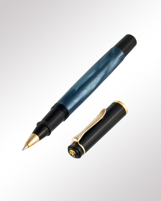 Pelikan Tintenroller R200 blau marmoriert