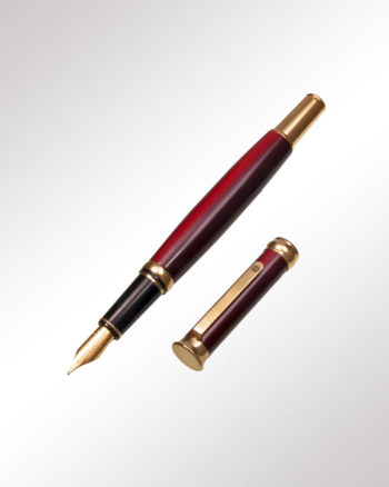 Ecobra Füller Bergamo Lack rot gold