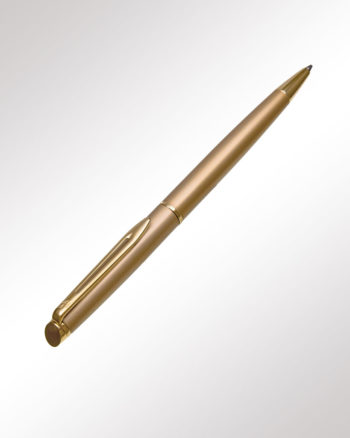 Waterman Drehkugelschreiber Hemisphere gold matt Rückansicht
