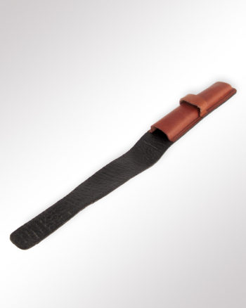 Harmel SchlaufenEtui 1 Stift Leder braun geöffnet