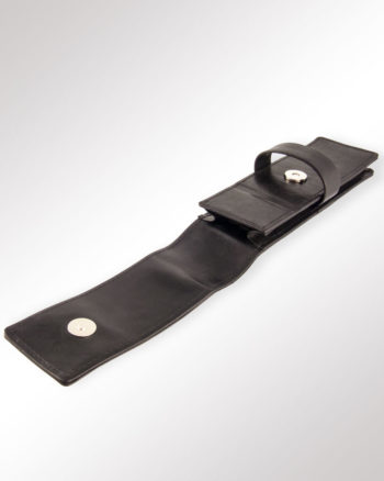 TeBe SchlaufenEtui 2 Stifte Leder schwarz