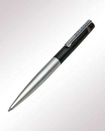 Diplomat Drehkugelschreiber Carisma mattchrom schwarz