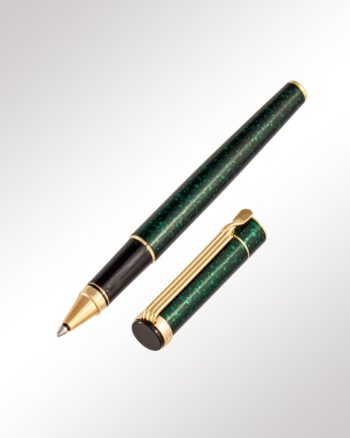 Diplomat Tintenroller grün marmoriert
