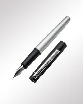 Diplomat Füller Carisma mattchrom schwarz