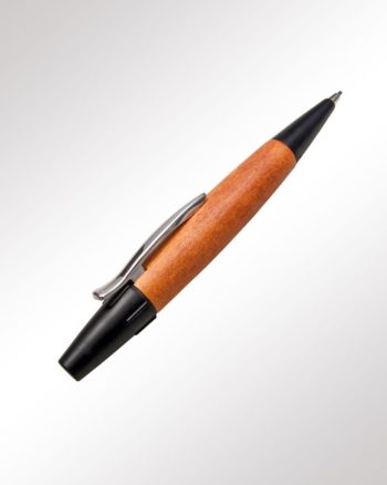 Faber-Castell Drehbleistift e-motion Ahorn mittelbraun (Rückansicht)