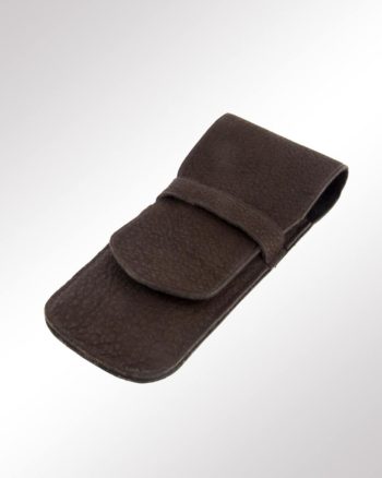 SchlaufenEtui 3-fach Wasserbüffelleder (geschlossen)