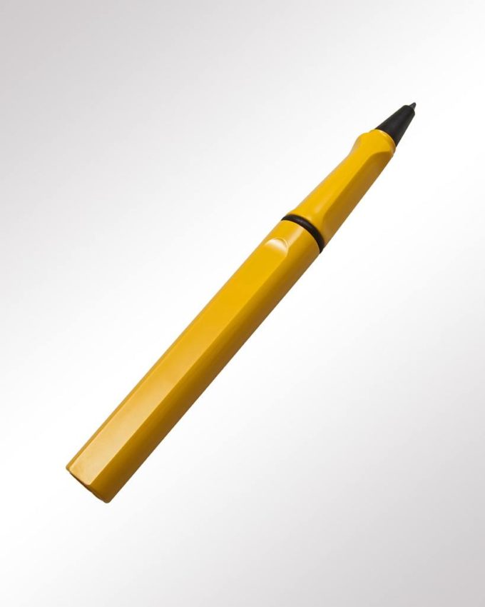 Lamy Tintenroller Safari gelb glänzend (geöffnet)