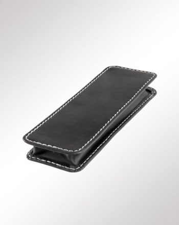 SteckEtui 2-fach Leder schwarz