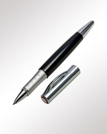 Rotring Tintenroller Initial schwarz glänzend (geöffnet)