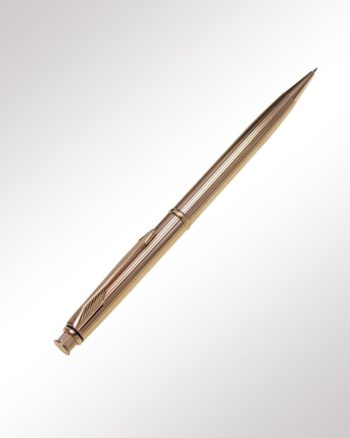 Parker Druckbleistift Insignia vergoldet fadenguillochiert (Rückansicht)