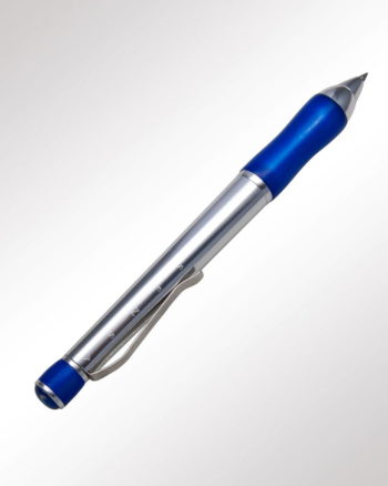 Sensa Drehkugelschreiber Classic chrom-blau (Rückansicht)