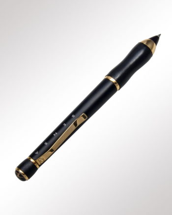 Sensa Drehkugelschreiber Designer schwarz-gold (Rückansicht)