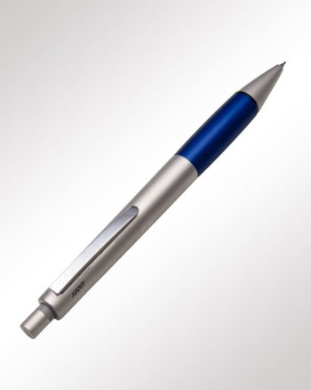 Lamy Druckbleistift Accent palladium blau Rückansicht