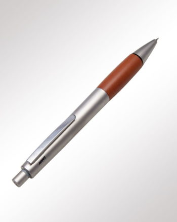 Lamy Druckbleistift Accent palladium braun Rückansicht